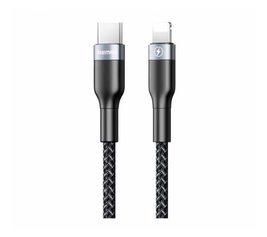 Kabel przewód USB-C - Lightning REMAX PD 18W 1m (czarny)