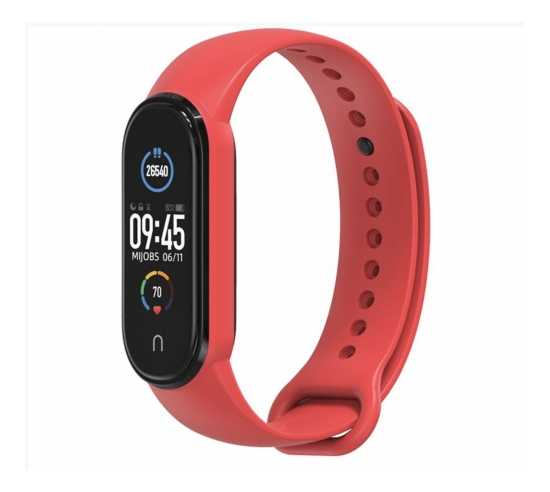 Pasek Xiaomi Mi Band 5 ICONBAND opaska (czerwony)