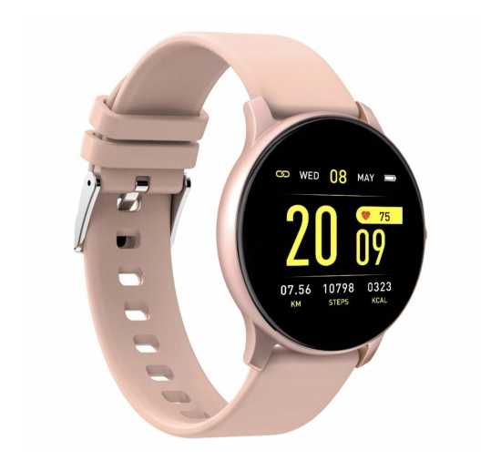 Zegarek Smartwatch KINGWEAR KW19 opaska sportowa (różowy)