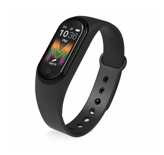 Zegarek SmartBand M5 Band Opaska sportowa fitness (czarna)