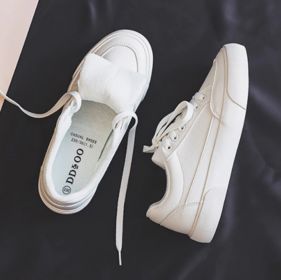 Women Sneakers Leather Shoes