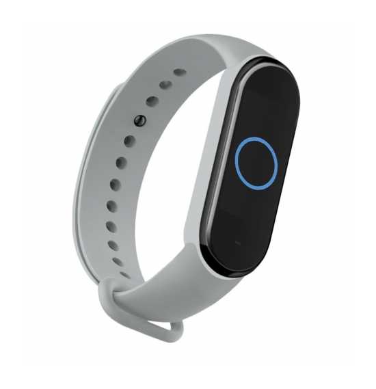 Pasek Xiaomi Mi Band 5 silikon opaska szara bransoleta