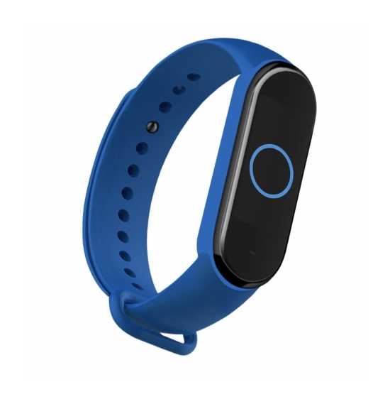 Pasek Xiaomi Mi Band 5 silikon opaska ciemnoniebieski bransoleta