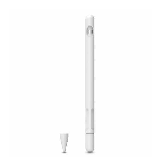 Adapter Etui Case Apple Pencil 1 Gen. silikonowy (biały)