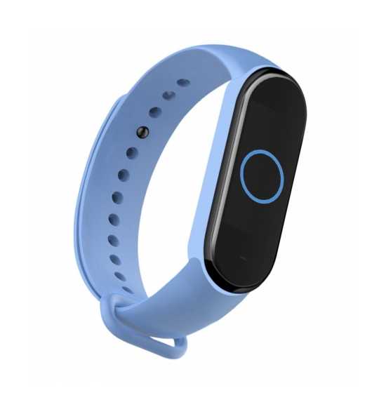 Pasek Xiaomi Mi Band 5 silikon opaska jasnoniebieski bransoleta